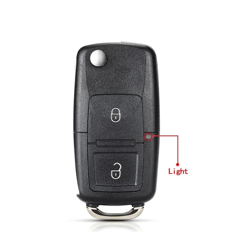 Folding Remote Key Shell Replacement For Volkswagen Seat Skoda 8