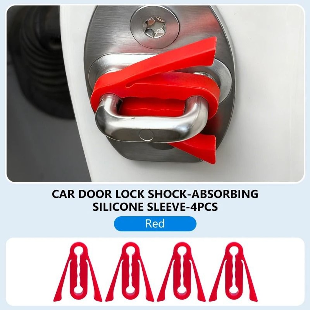 4Piece AntiShock Silicone Car Door Lock Protection Set 7