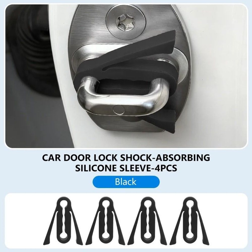 4Piece AntiShock Silicone Car Door Lock Protection Set 8