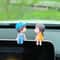 Romantic Sweet Couple Car Dashboard Interior Ornament Set 2