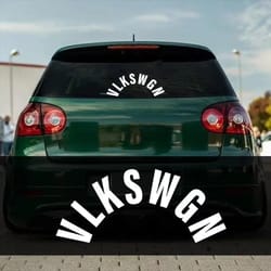 high-contrast "text-style" automotive vinyl decal & graphic set