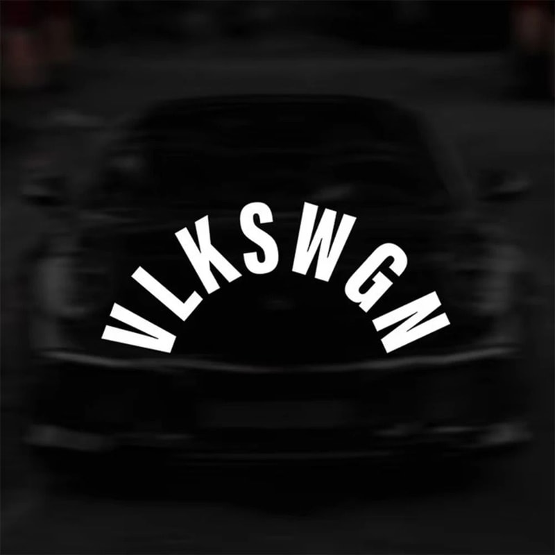 HighContrast TextStyle Automotive Vinyl Decal Graphic Set 8