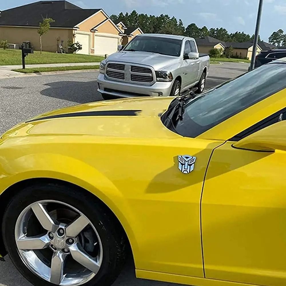 3D HighContrast Faction Badge Automotive Emblem Tail Decal 3