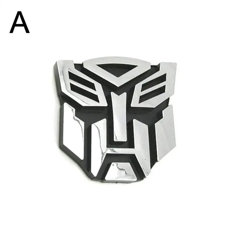 3D HighContrast Faction Badge Automotive Emblem Tail Decal 8