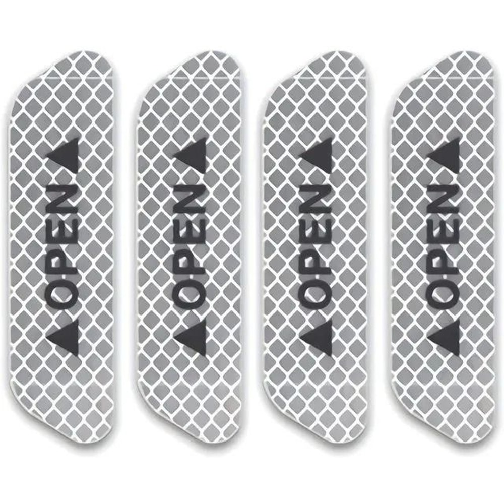 4Piece HighIntensity Fluorescent Reflective Safety Strip Set 6