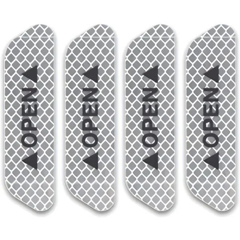 4Piece HighIntensity Fluorescent Reflective Safety Strip Set 6