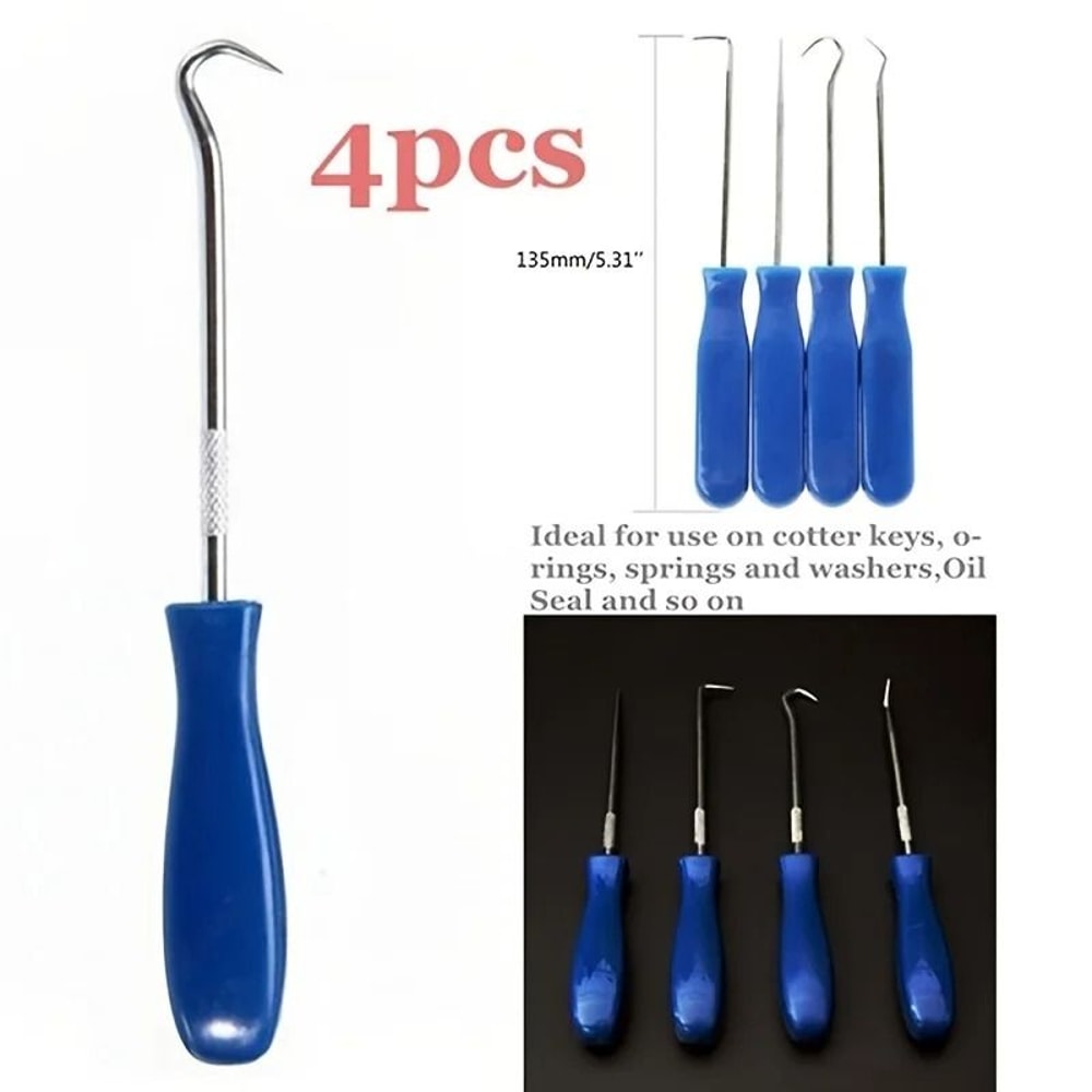 4Piece Automotive Precision Pick Hook Tool Set 3