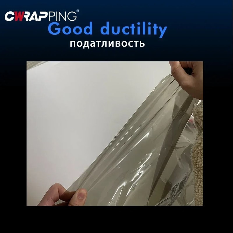 Smoke Black Automotive Headlight Taillight Tint Film Wrap 1