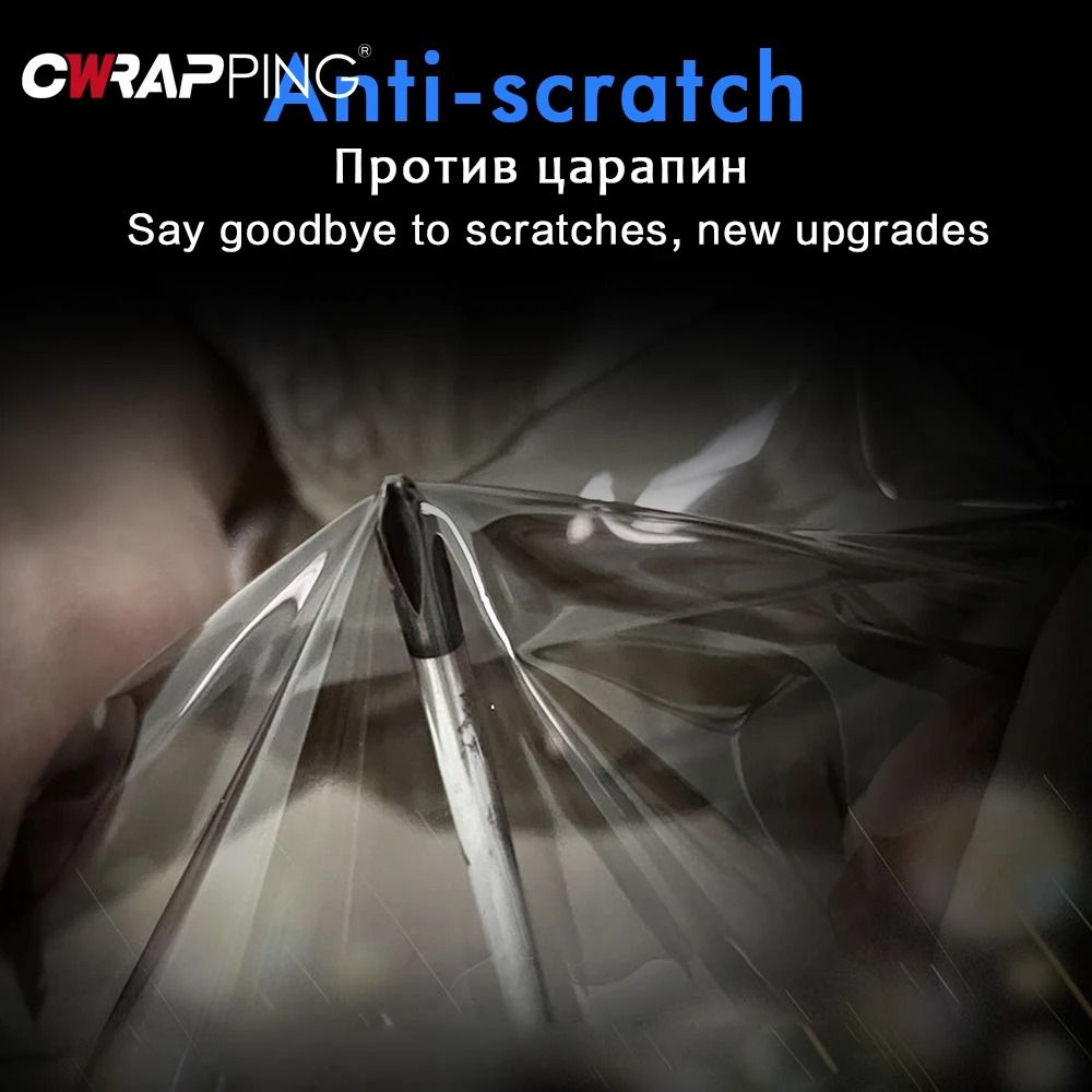 Smoke Black Automotive Headlight Taillight Tint Film Wrap 3