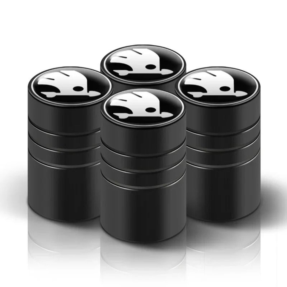 HighContrast AntiCorrosion Metal Valve Stem Cap Set 9