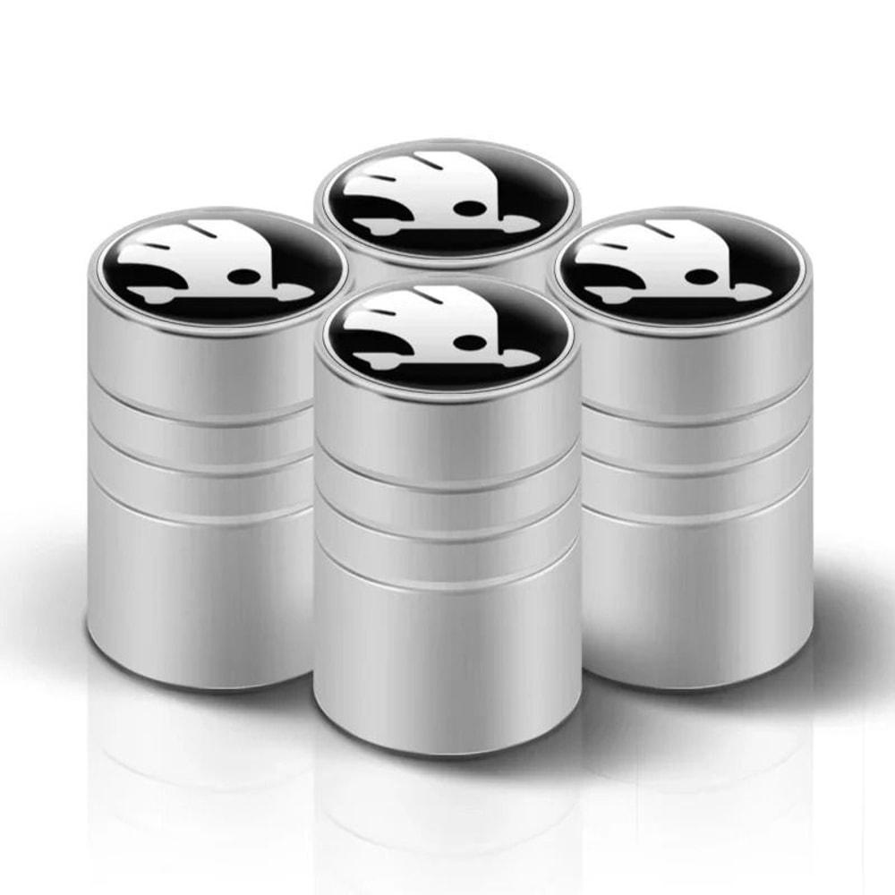 HighContrast AntiCorrosion Metal Valve Stem Cap Set 8