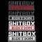 3D Shitbox Edition HighContrast Zinc Alloy Emblem 1