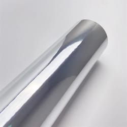 high-gloss "mirror chrome" silver vinyl wrap & accent film