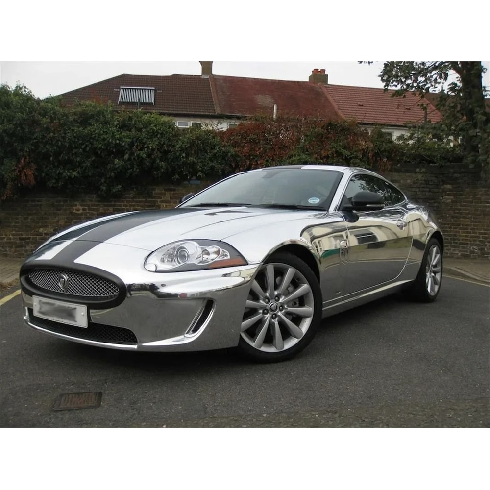 HighGloss Mirror Chrome Silver Vinyl Wrap Accent Film 2