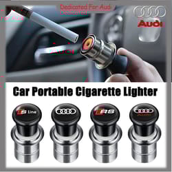 high-contrast automotive emblem cigarette lighter