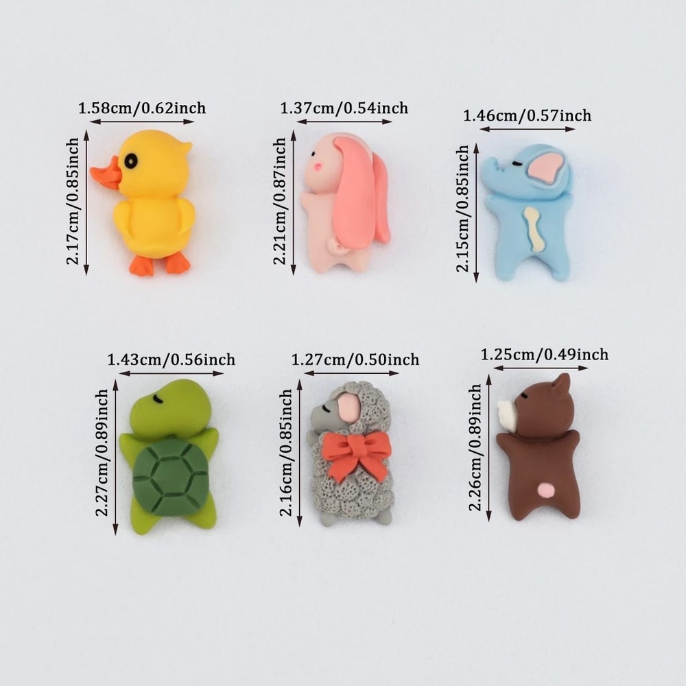 Little Turtle 6Piece HighDetail Interior Ornament Set 5