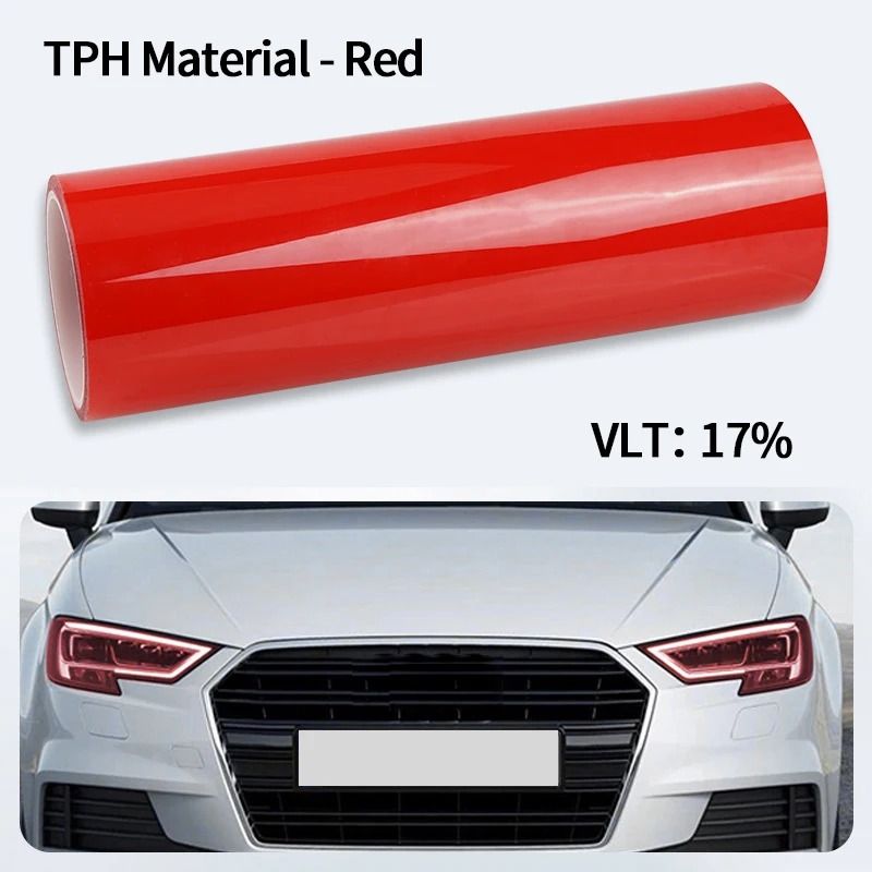Smoke Black TPH Protective Light Wrap PPF Film 11