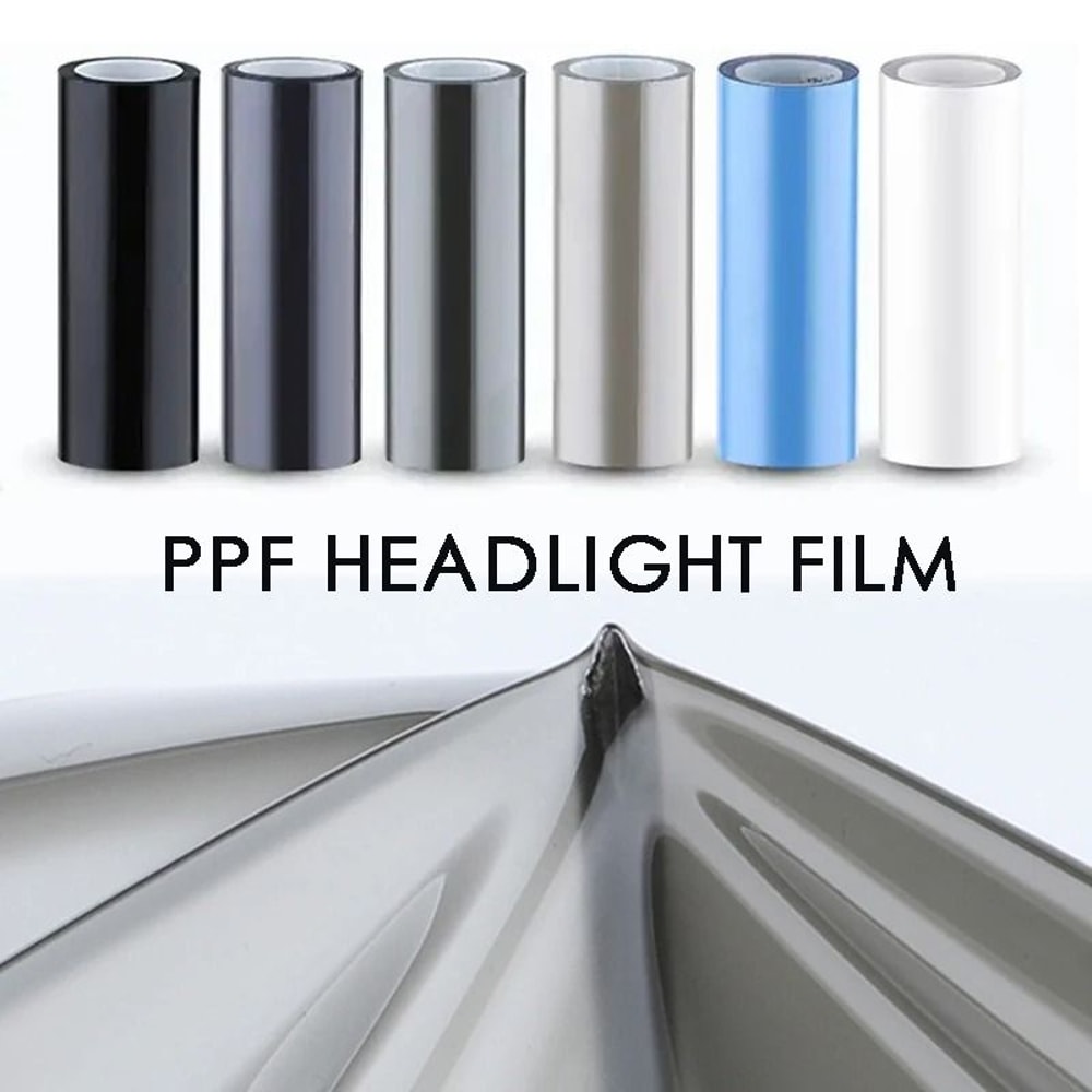 Smoke Black TPH Protective Light Wrap PPF Film 1