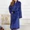 UltraWarm Coral Fleece Long Kimono Robe 6