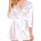 Sexy Lace Satin Short Robe Nightgown 10