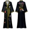 Floral Print Long Kimono Robe Nightgown Set 1