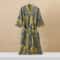 Fashionable Printed HalfSleeve Cotton Kimono Bathrobe 10