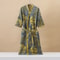 Fashionable Printed HalfSleeve Cotton Kimono Bathrobe 10
