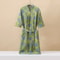 Fashionable Printed HalfSleeve Cotton Kimono Bathrobe 13