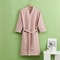 QuickDry Waffle Weave Bathrobe Lightweight AllSeason Spa Robe 9