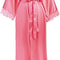 Silky Satin Lace Wedding Robe Elegant Bridal Bridesmaid Sleepwear 2