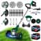 Cordless Electric Grass Trimmer Lightweight Handheld Garden Weed Eater 9