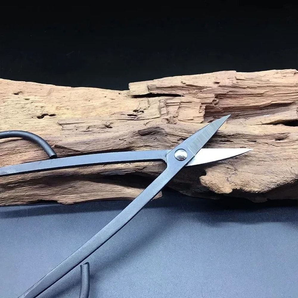 Steel LongHandle Bonsai Scissors Precision Pruning Grafting Tool 3