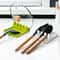 Multifunctional Kitchen Spatula Pot Lid Rack Clean Countertop Organizer 0