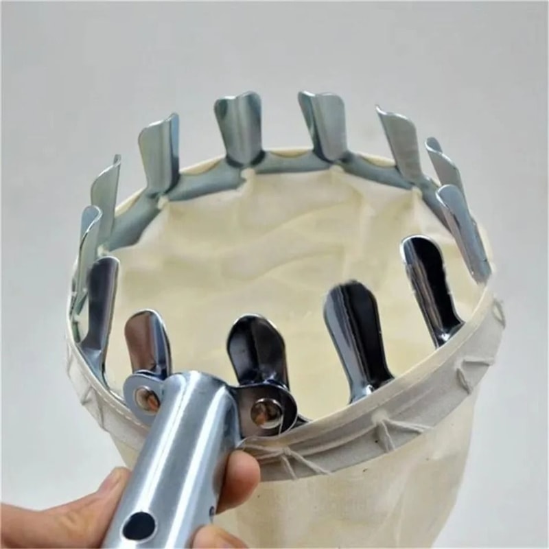 Telescopic Galvanized Iron Fruit Picker Professional HighAltitude Harvester 5