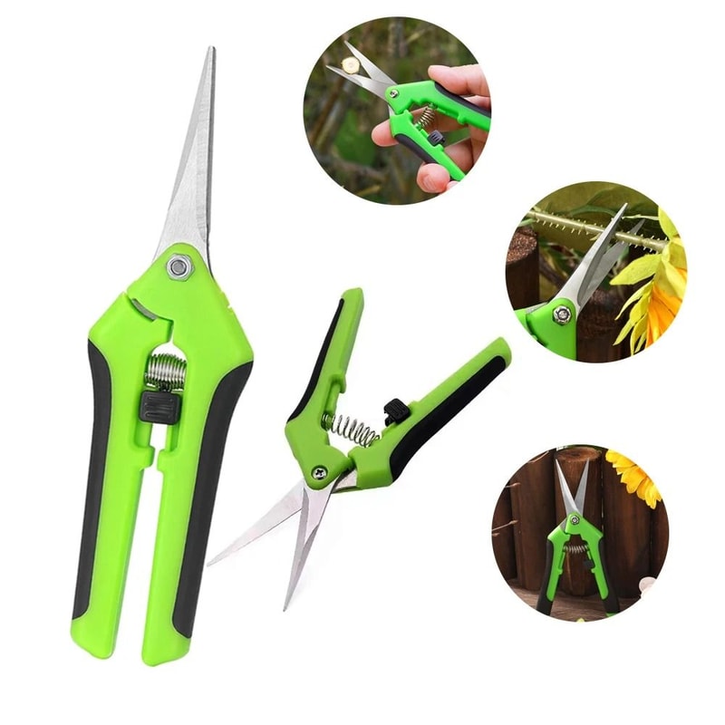Garden Pruning Shears Stainless Steel Precision Trimming Set 0