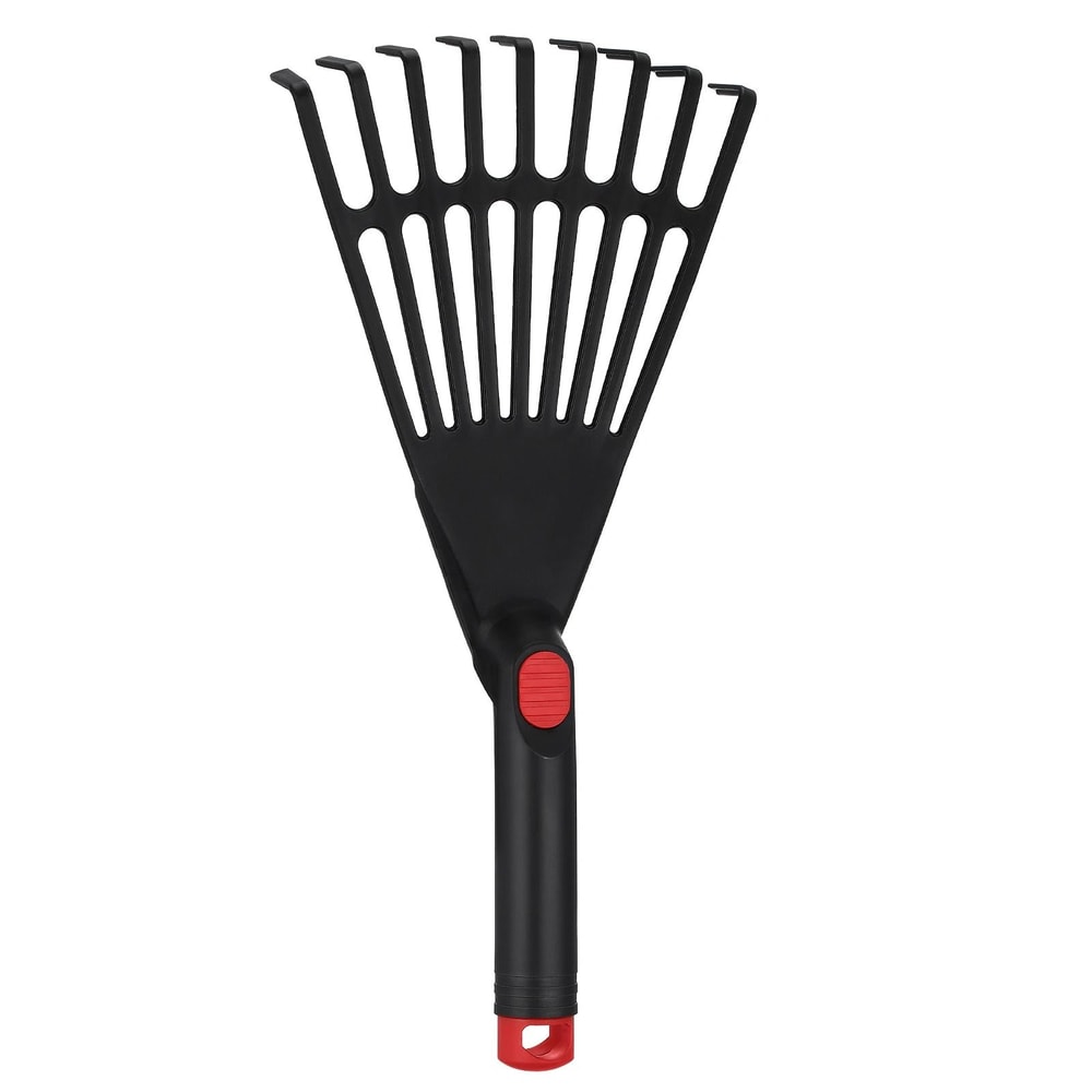 Durable Plastic Leaf Rake Essential Hand Tool For Garden Cleaning 3