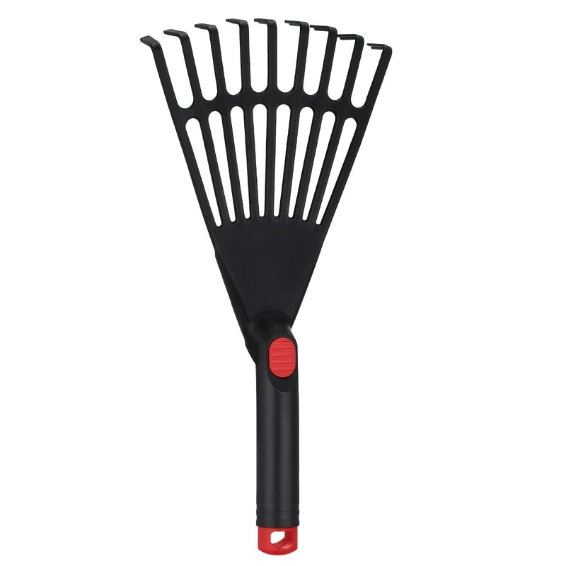 Durable Plastic Leaf Rake Essential Hand Tool For Garden Cleaning 3