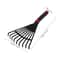 Durable Plastic Leaf Rake Essential Hand Tool For Garden Cleaning 5