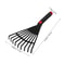 Durable Plastic Leaf Rake Essential Hand Tool For Garden Cleaning 5