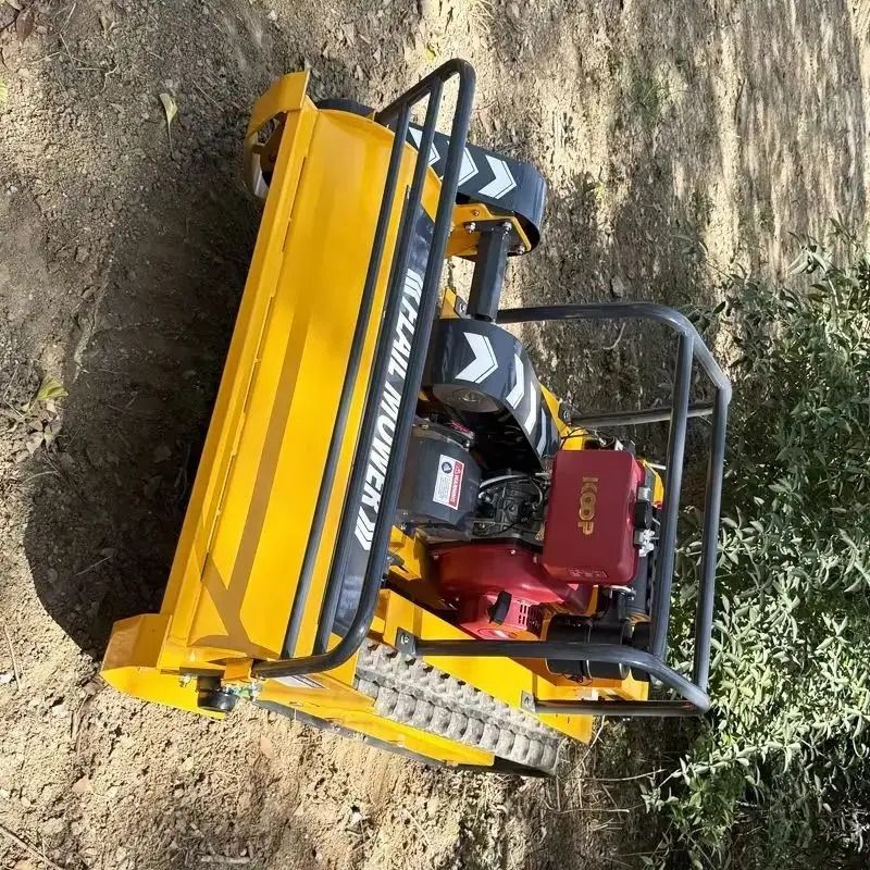 Professional 25HP Remote Control Flail Mower HighPerformance 3937 In AllTerrain Robotic Cutter 6