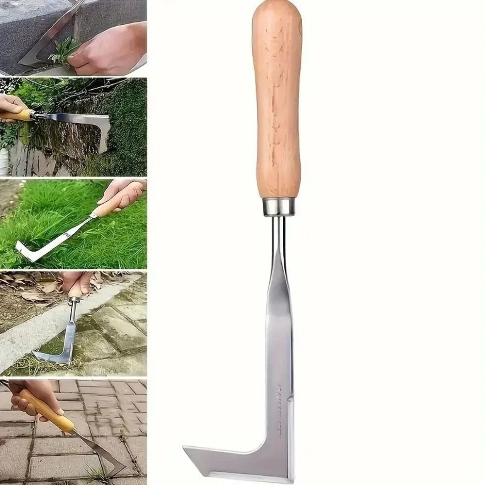 135Inch LShaped Stainless Steel Gap Weeding Tool Precision Garden Hand Tool 6