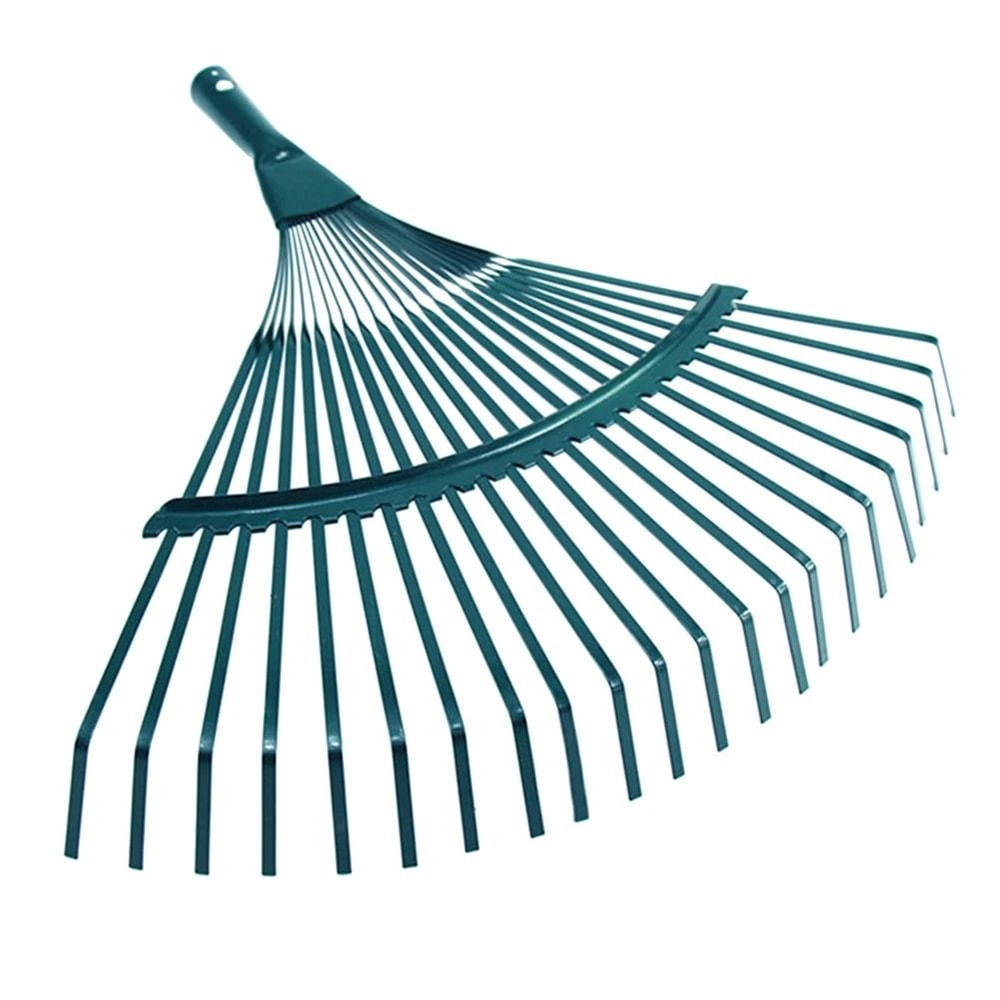 22Tooth Iron Garden Rake Durable Leaf Farming Tool 1
