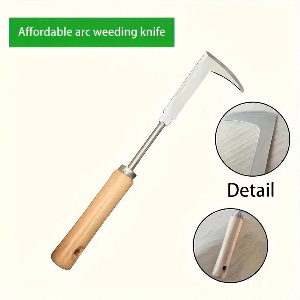 Stainless Steel MultiPurpose Weeding Tool Precision Hand Tool For Gardening Foraging 3