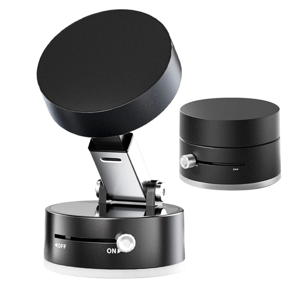 Vacuum Magnetic Car Phone Holder DoubleSided Foldable Auto Bracket 5