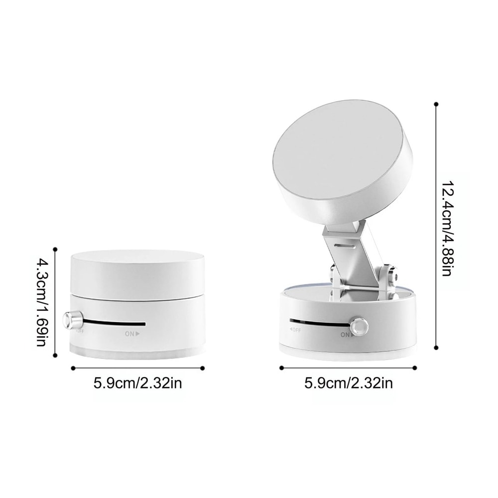 Vacuum Magnetic Car Phone Holder DoubleSided Foldable Auto Bracket 7