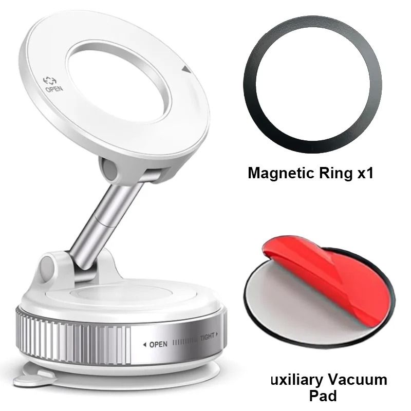 Car Mount Vacuum Magnetic Holder Intelligent Strong Suction Stand 8