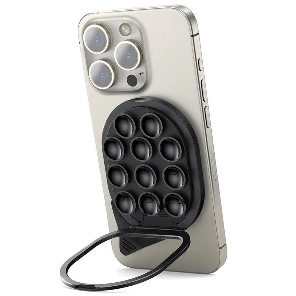 Suction Cup Magnetic Phone Mount Strong Magnetic Holder With Integrated Pull Ring 6