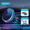 15W Magnetic Wireless Car Charger Colorful Ambient Light Series 5
