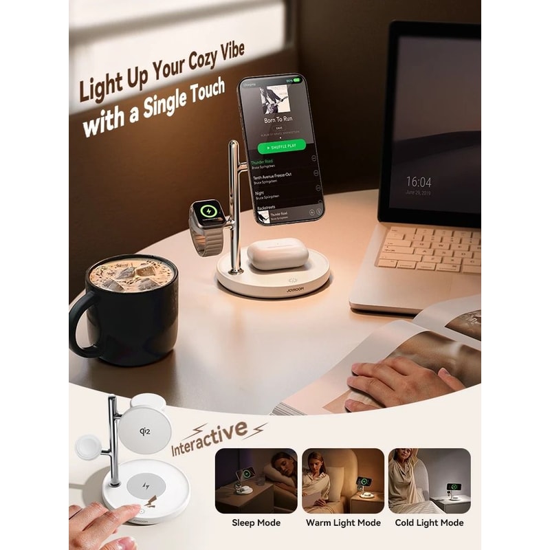 3in1 Magnetic Charging Station HighSpeed Wireless Hub 3