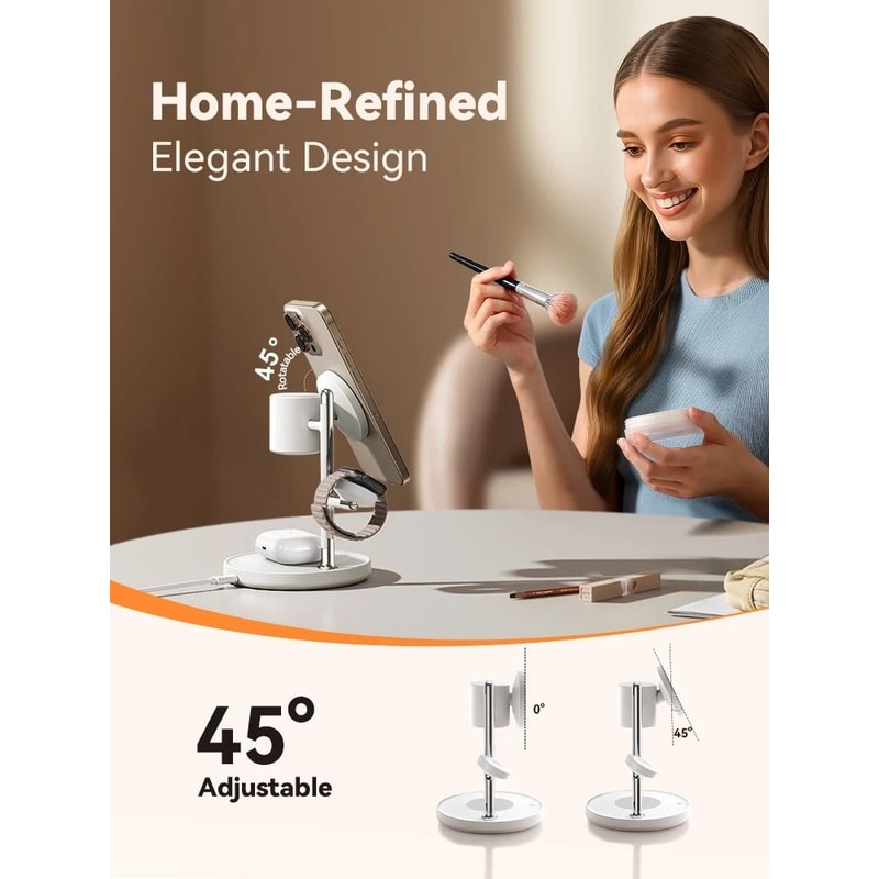 3in1 Magnetic Charging Station HighSpeed Wireless Hub 5